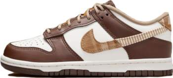 Nike Dunk Low `Brown Plaid` GS