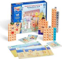 Numberblocks MathLink Cubes 21-30, 255 Cubes