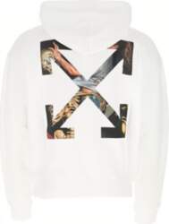 Off-White Pullovers Long Sleeve Cotton Logo