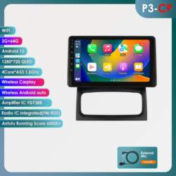 Ossuret Android 13 automašīnas radio priekš