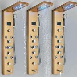 Panneau de douche avec lumière LED