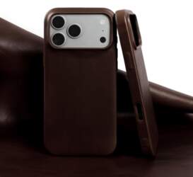 Premium Real Leather Back Case For