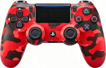 Red Camouflage Wireless Game Controller for