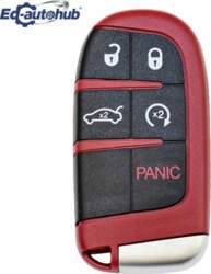 Red Remote Key Fob Cover Shell