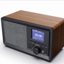 Retro Bluetooth radio DAB digitālā audio