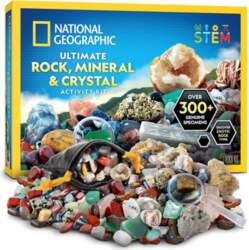 Rock collection box - BLUE MARBLE