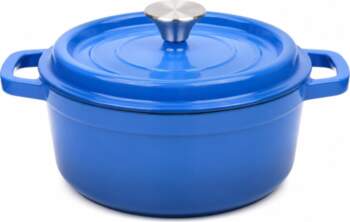 Round Cast Iron Enamel Stew Pot