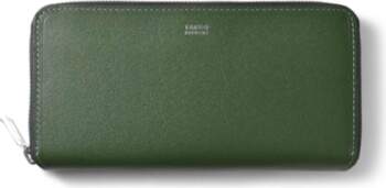 Round Zipper Long Wallet Max Green