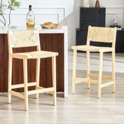 Set of 2 Bar Stools with