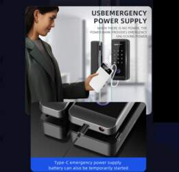 Smart Lock WIFI Fingerprint Push Pull