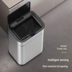 Smart Sensor Trash Can with Lid
