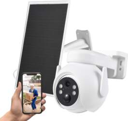 Solar Powered Wireless Monitor Camera 3MP