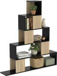 Storage shelf, geometric bookcase with 5