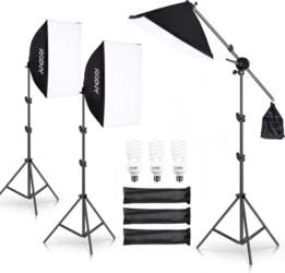 Studio Photography Light Kit Softbox Lighting