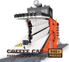 Technical City Train MOC Bricks LED