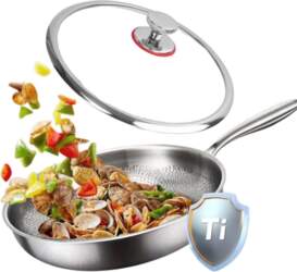Titanium hammer-pattern pot professional version with