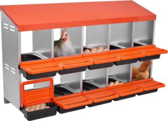 VEVOR 2 Tiers Chicken Nesting Boxes