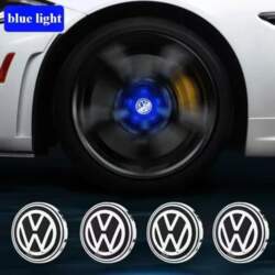 VW 4pcs Hub Led Lights Cap