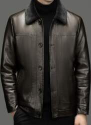 Winter Thickened Large Size Leather Jacket