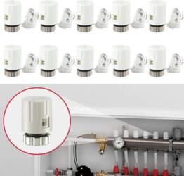 10pcs Normally Open Electric Heating Actuators