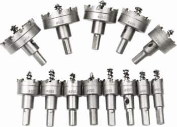 13pcs 16-53mm Sizes TCT Drill Bit
