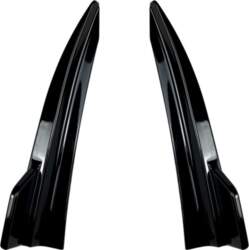 1 Pair Black Car Rear Bumper
