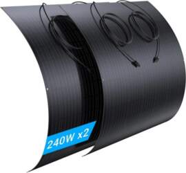 2/4 GAB. 480 W Elastīgs Saules