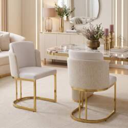2 Dining chairs, comfortable and breathable