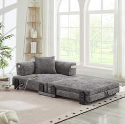 2-in-1 Folding Sofa with Sleep Function