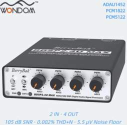 2IN 4OUT ADAU1452 Digital DSP Audio