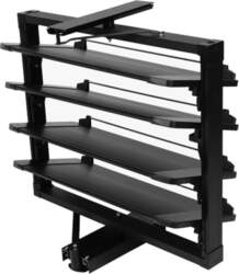 360° Rotating Metal Shoe Rack Pull-Out