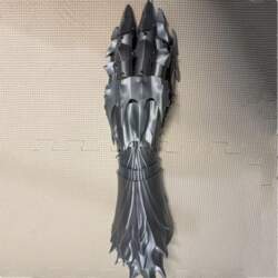3D Printing Plastic Knight Hand Armor