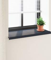 Anthracite Window Sill with Wood Grain