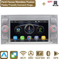 Auto radio 2 DIN, 7 collas