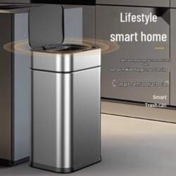 Automatic Smart Induction Trash Can with