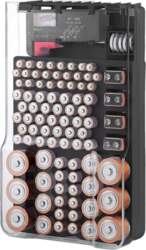 Battery Organizer Storage Case With Tester