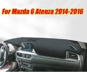 Black Leather Dashboard Cover Dash Protector
