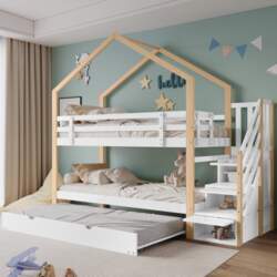 Bunk Bed, Extendable Treehouse, Staircase with