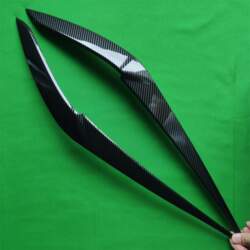 Car Front Headlight Eyelid Eyebrow Trims