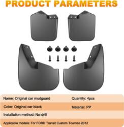 Car Mud Flaps For Ford Transit