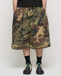 CARGOBROS Camo Random Pattern Balloon Bermuda