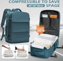 Clothing Storage Bag Vacuum Compression Backpack