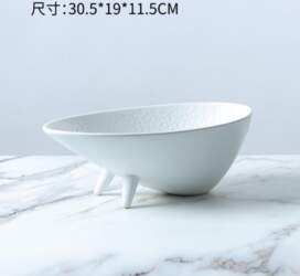 Creative Ceramic Dinner Plate Dried Fruit