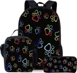 Dog Rottweiler Pattern Three Piece Set