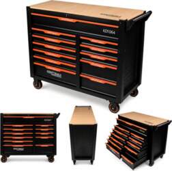Empty Tool Cabinet with 12 Drawers