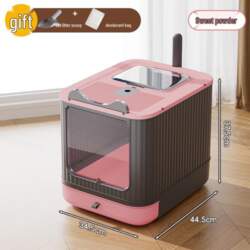 Extra Large Foldable Enclosed Cat Litter
