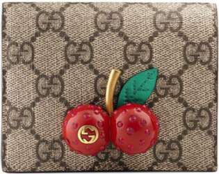 Gucci 3D Cherry Decorative Logo Double