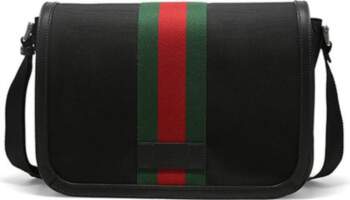 Gucci Simple striped webbing adjustable shoulder