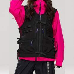 Horizontal and vertical back snow board