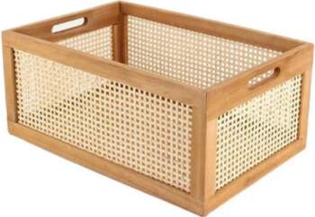 Kitchen Desktop Solid Wood Storage Box